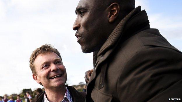 Sol Campbell and Craig Mackinlay