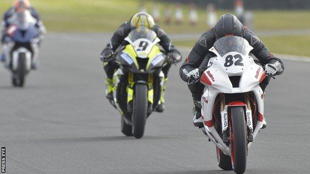 Derek Shiels powers into the lead at Bishopscourt on Saturday