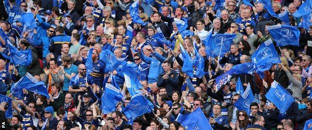 The home fans were delighted with the result at a vibrant Aviva Stadium