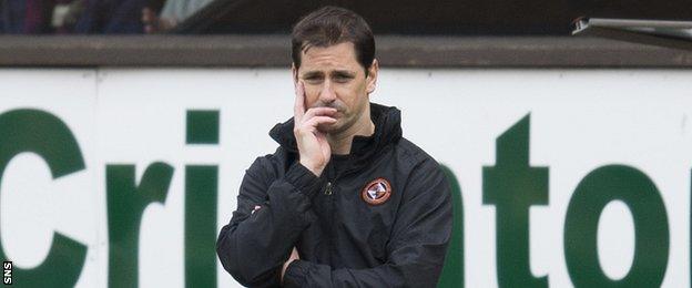 Dundee United manager Jackie McNamara