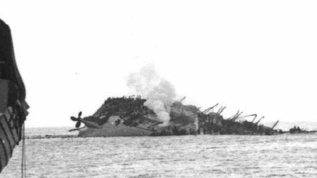 Lancastria sinking