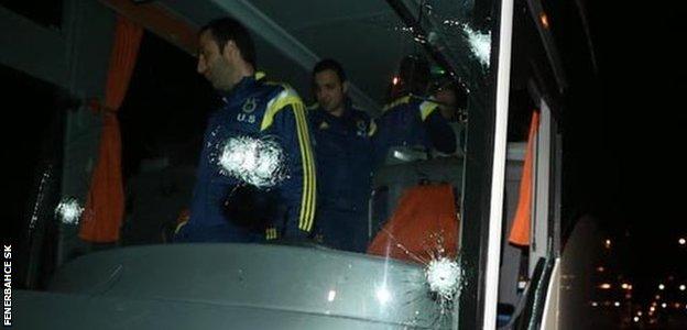 Fenerbahce team bus