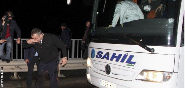 Fenerbahce team bus