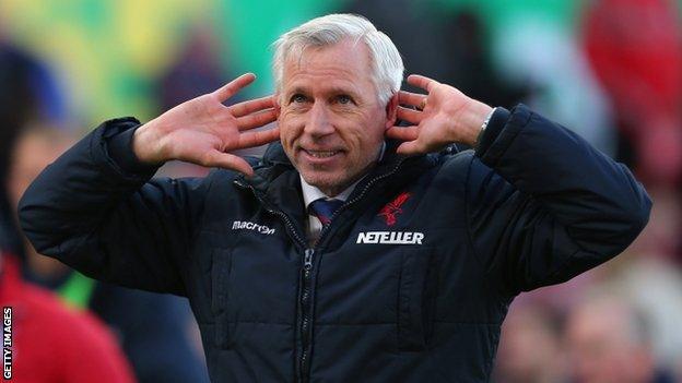 Crystal Palace manager Alan Pardew