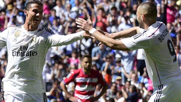 Cristiano Ronaldo and Karim Benzema