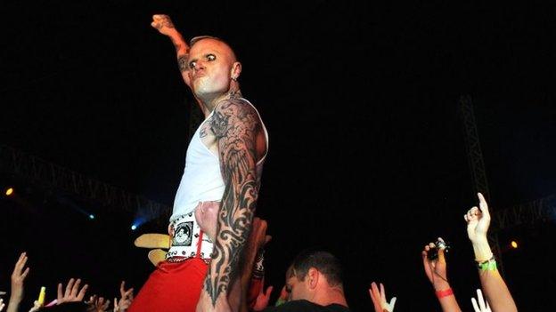 Keith Flint of The Prodigy