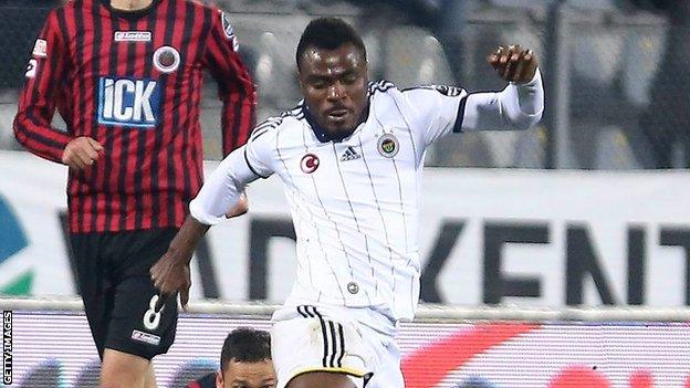 Fenerbahce's Emmanuel Emenike