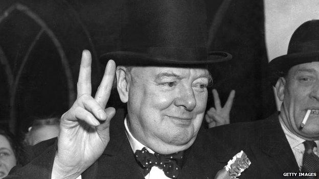 Winston Churchill in 1950