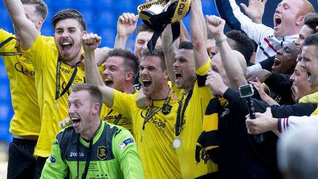 Livingston lift the Petrofac Training Cup