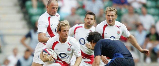 Nick Abendanon's last appearance in an England shirt was against France at Twickenham in August 2007