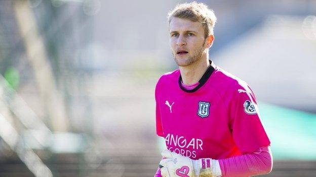 Dundee goalkeeper Scott Bain