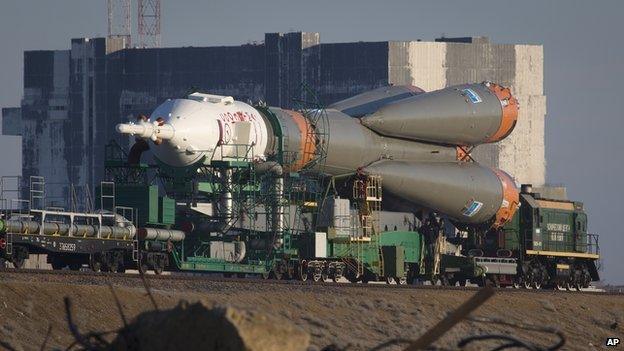 Russian Soyuz booster rocket - file pic