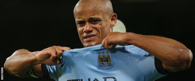 Vincent Kompany of Manchester City