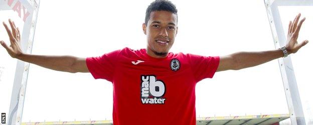 Partick Thistle striker Lyle Taylor