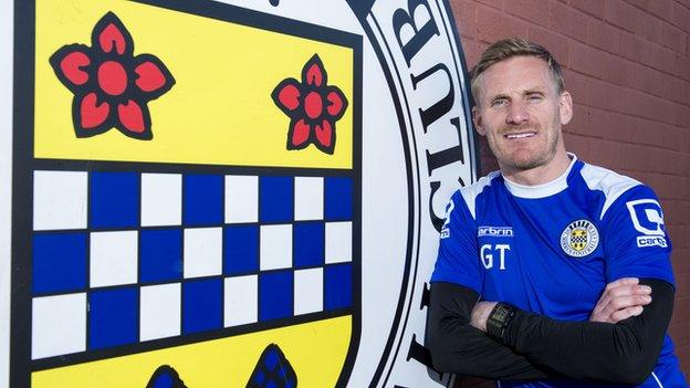 St Mirren manager Gary Teale