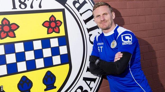 St Mirren manager Gary Teale