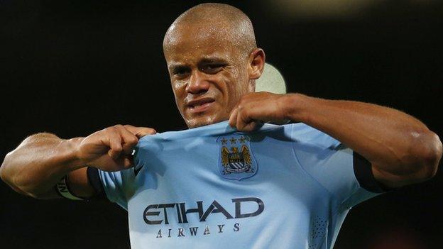 Manchester City captain Vincent Kompany