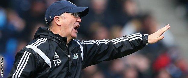 West Brom manager Tony Pulis