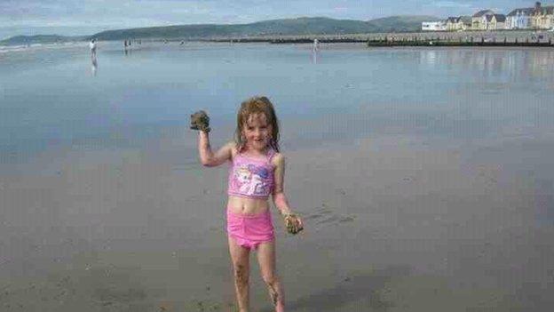 April Jones on beach