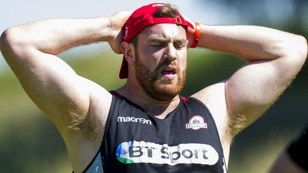 Edinburgh prop Simon Berghan