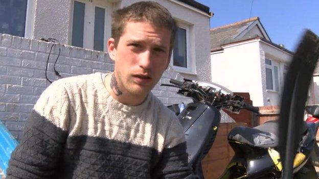 Jamie, who went to sea on a homemade boat