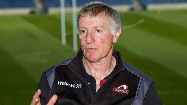 Edinburgh head coach Alan Solomons