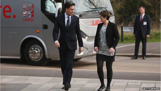 Ed Miliband on the campaign trail in Bristol this morning