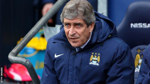 Manchester City manager Manuel Pellegrini