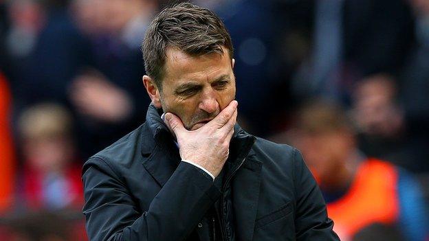 Aston Villa manager Tim Sherwood