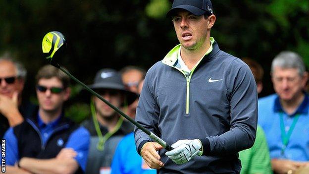 Rory McIlroy at Augusta