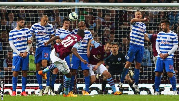 Christian Benteke's hat-trick took his tally to nine Premier League goals this season