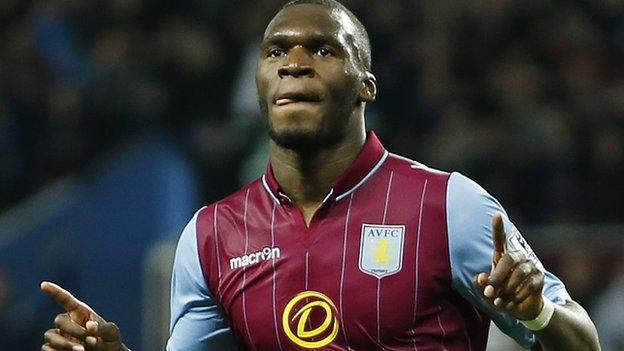 Christian Benteke's hat-trick took his tally to nine Premier League goals this season