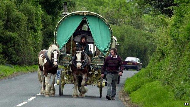 Appleby Horse Fair caravan