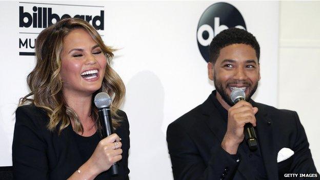 Chrissy Teigan and Jussie Smollett
