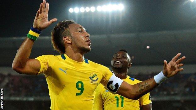 Gabon striker Pierre-Emerick Aubameyang