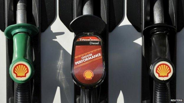 Shell petrol pumps