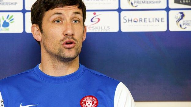 Hamilton player-manager Martin Canning