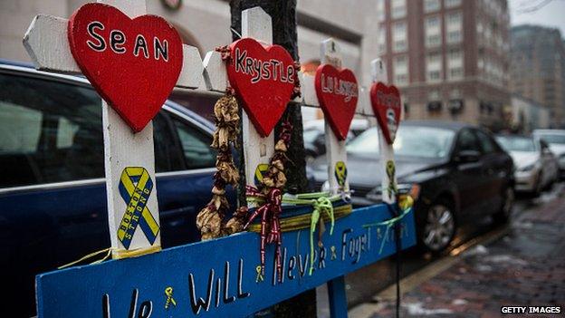 wooden memorial