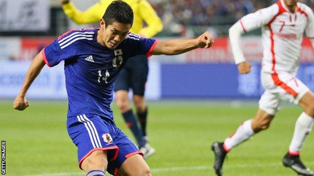 FC Tokyo striker Yoshinori Muto