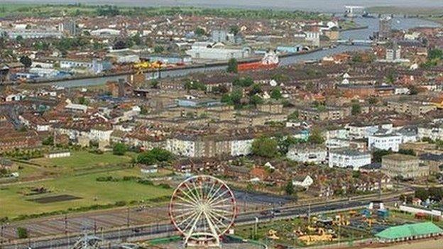 Great Yarmouth from the air (Photo: Mike Page)