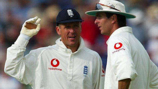 Alec Stewart and Michael Vaughan