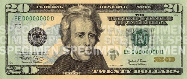 US $20 bill