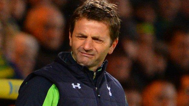 Tim Sherwood while managing Tottenham