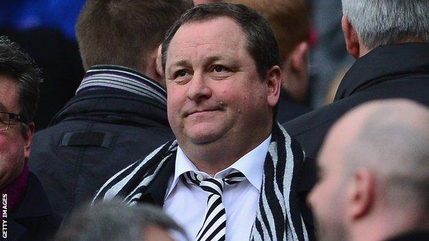 Newcastle United owner Mike Ashley