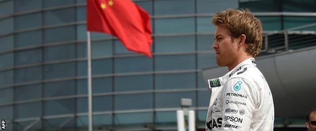 Nico Rosberg set the early pace during first practice