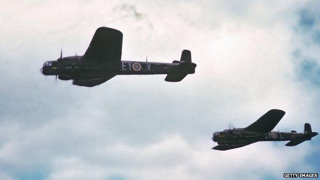 Whitley bombers