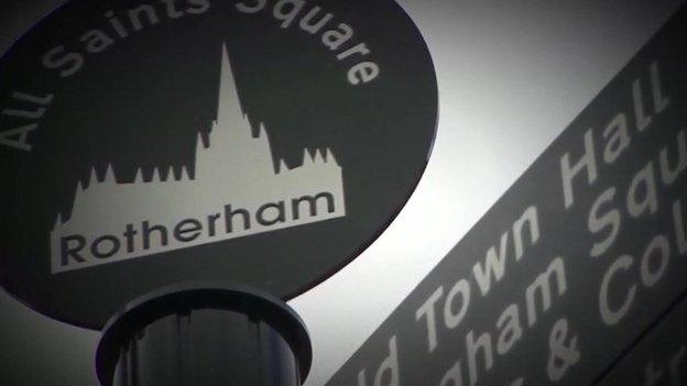 Rotherham Council sign