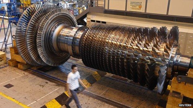 General Electric gas turbine in France