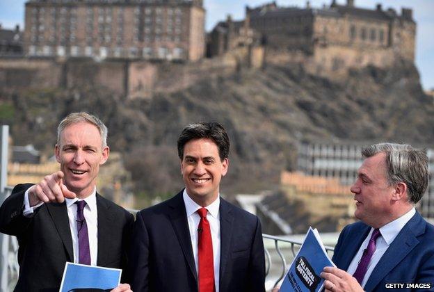 Jim Murphy, Ed Miliband and Ed Balls