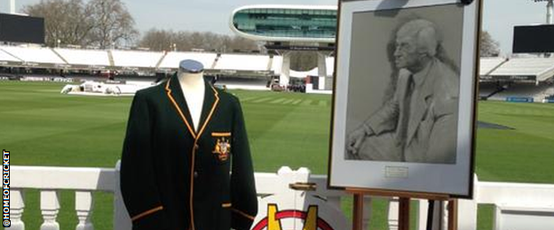 Tribute to Richie Benaud at Lords cricket ground